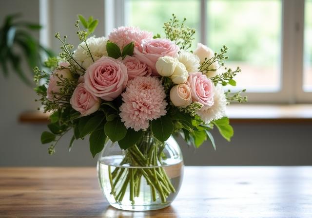 \u82b1\u74f6\u306b\u751f\u3051\u3089\u308c\u305f\u65b0\u9bae\u306a\u82b1\u3005