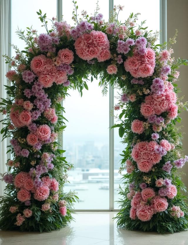 エレガントなウェディング装花のメインビジュアル