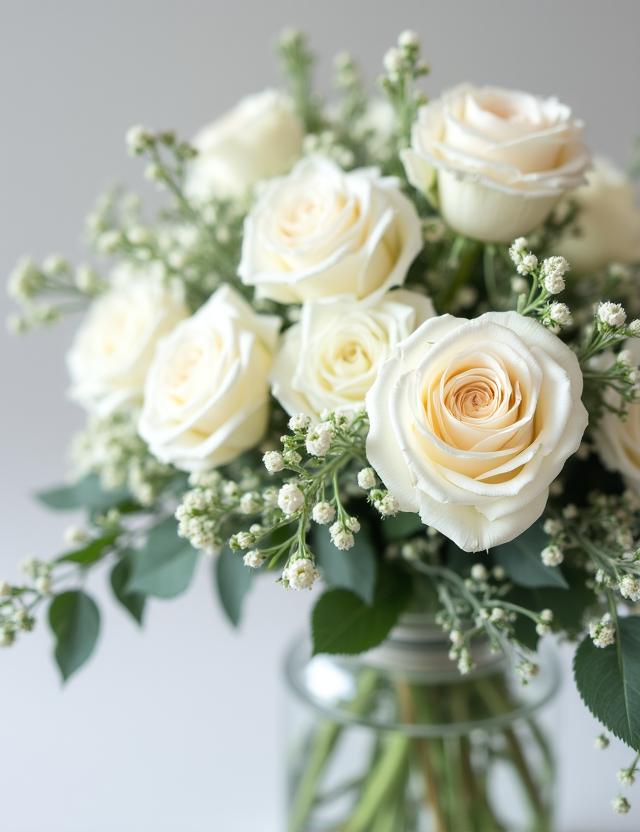 上品な供花・お悔やみの白い花